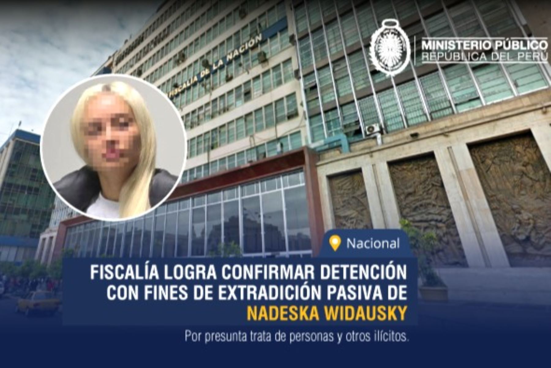Nadeska Widausky: confirman detención con fines de extradición a Bélgica