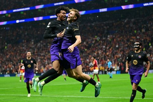 El FC Barcelona vence por 4-1 al Galatasaray en el estadio RAMS Park de Estambul por la segunda jornada de la fase de liga de la UEFA Champions League