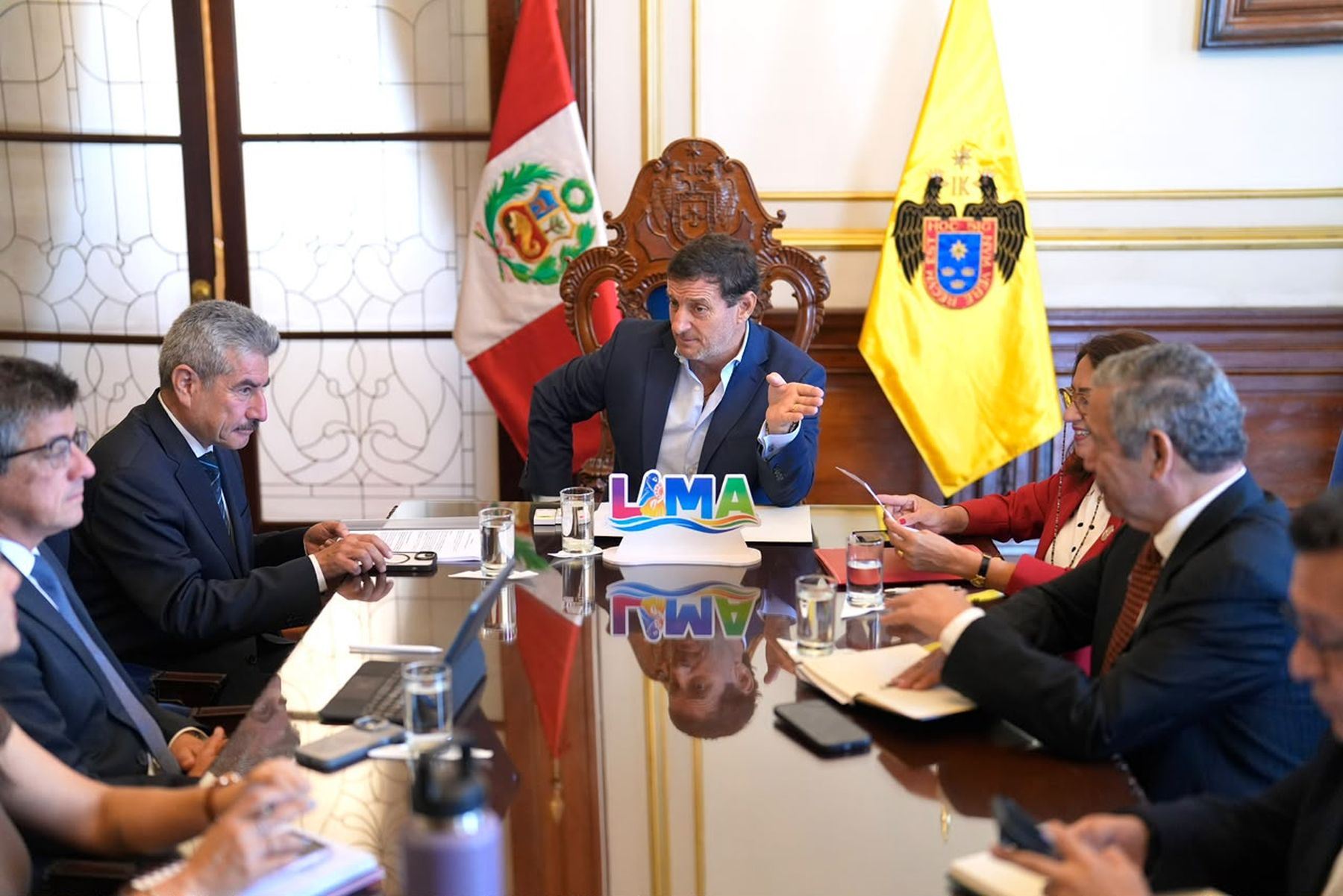Reggiardo articula esfuerzos con el Ejecutivo para materializar parque industrial en SJL