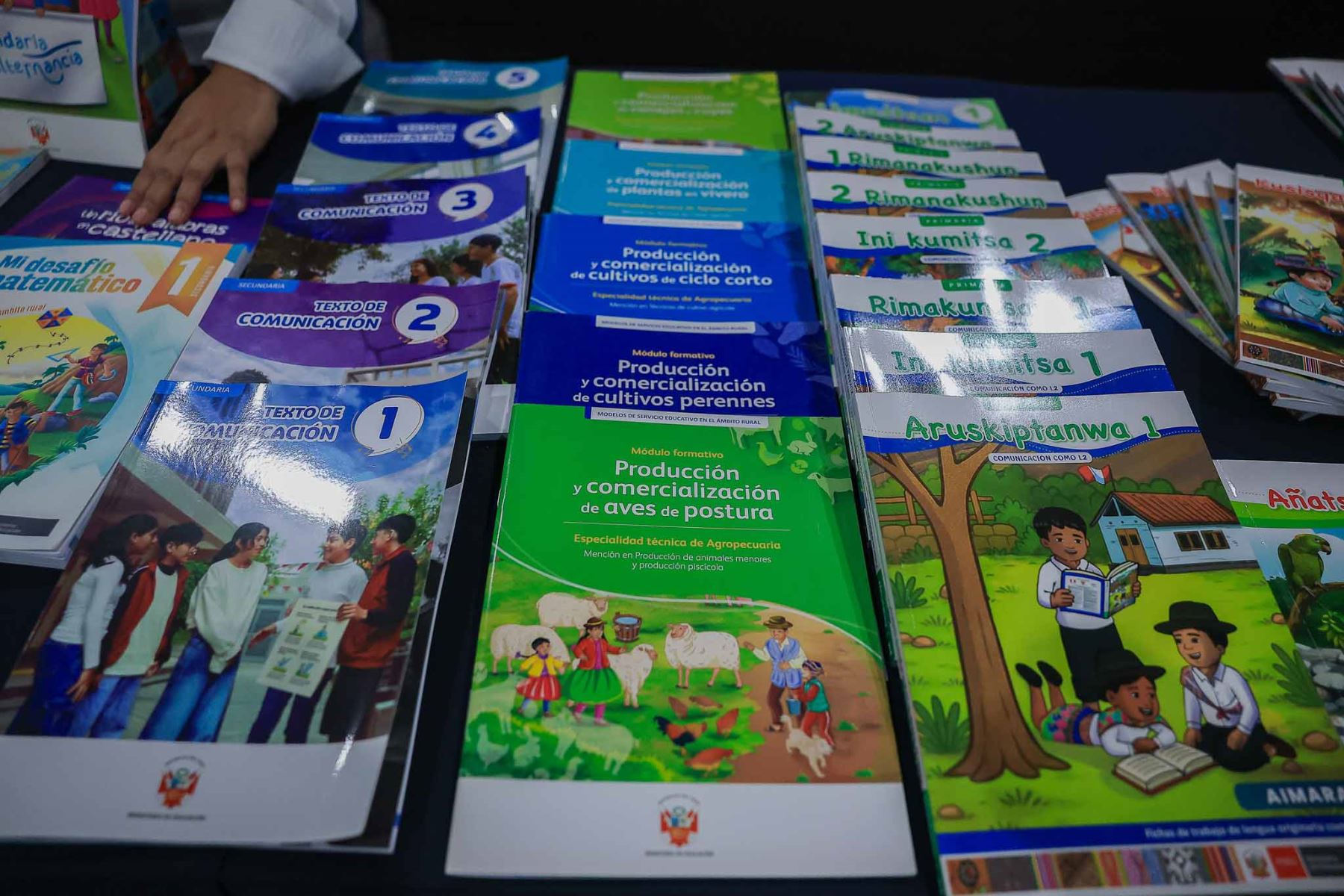 Presidenta Keiko Fujimori presenta “Plan de distribución de materiales educativos para el Año Escolar 2027”. Foto: ANDINA/ Prensa Presidencia