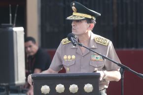 El comandante general de la Policía Nacional del Perú (PNP), Freddy López Mendoza, destacó que esta instancia facilitará las coordinaciones entre organismos del Estado. ANDINA/Vidal Tarqui