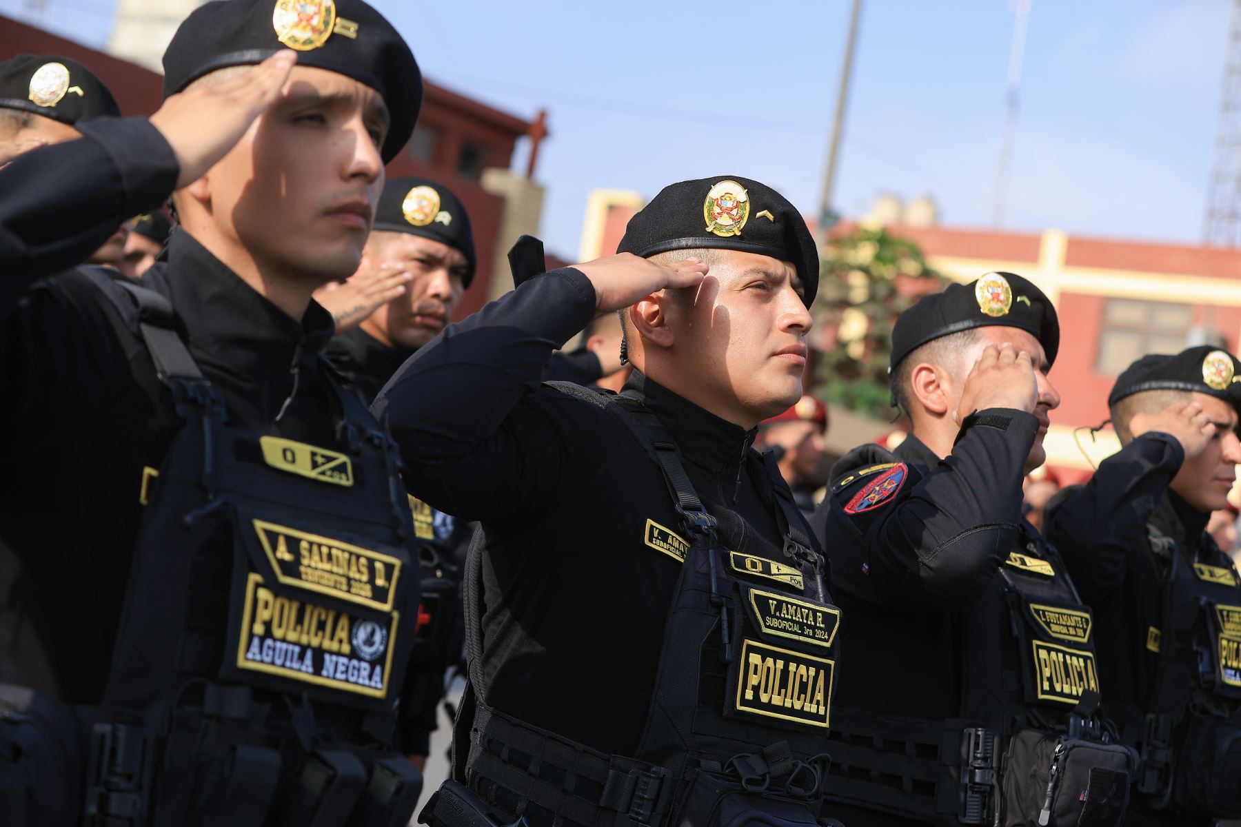 Jefa de Estado encabezó ceremonia de ascenso excepcional por “Acción distinguida” a suboficiales de la Policía Nacional del Perú
 Foto: ANDINA/Prensa Presidencia