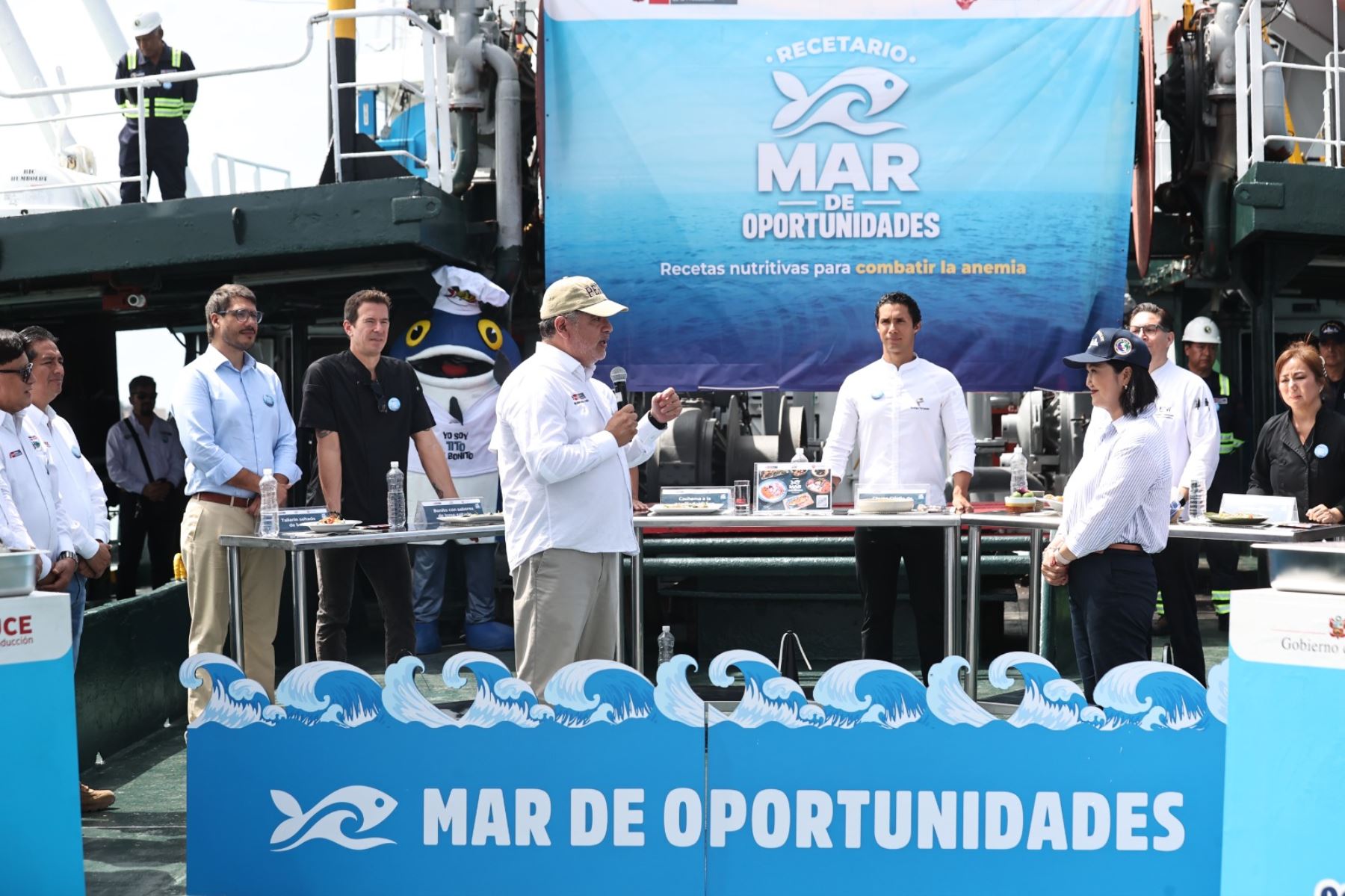 Presidenta Fujimori participa en el lanzamiento del recetario “Mar de oportunidades” 
 	
