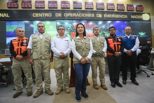 Presidenta Keiko Fujimori informa sobre acciones del Gobierno ante el fenómeno El Niño