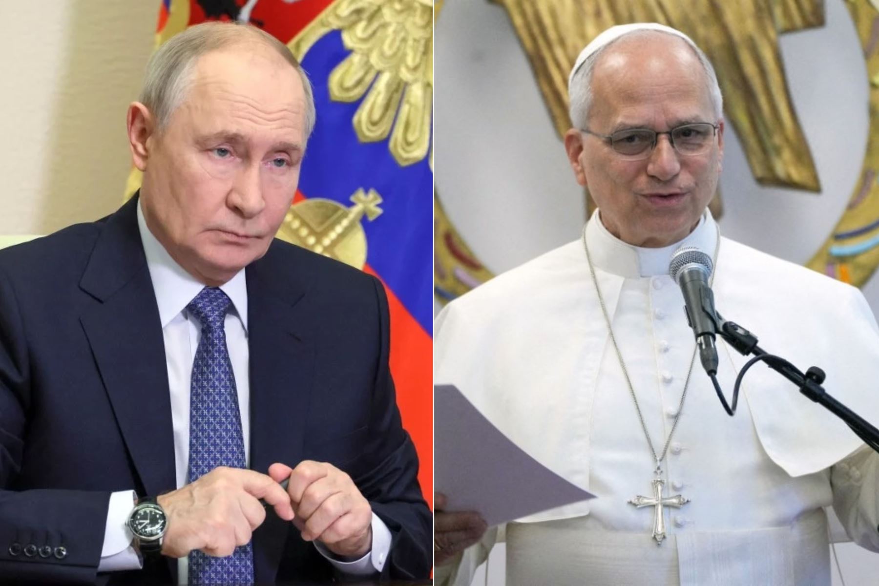 El Papa León XIV pidió a Putin un alto el fuego en Ucrania