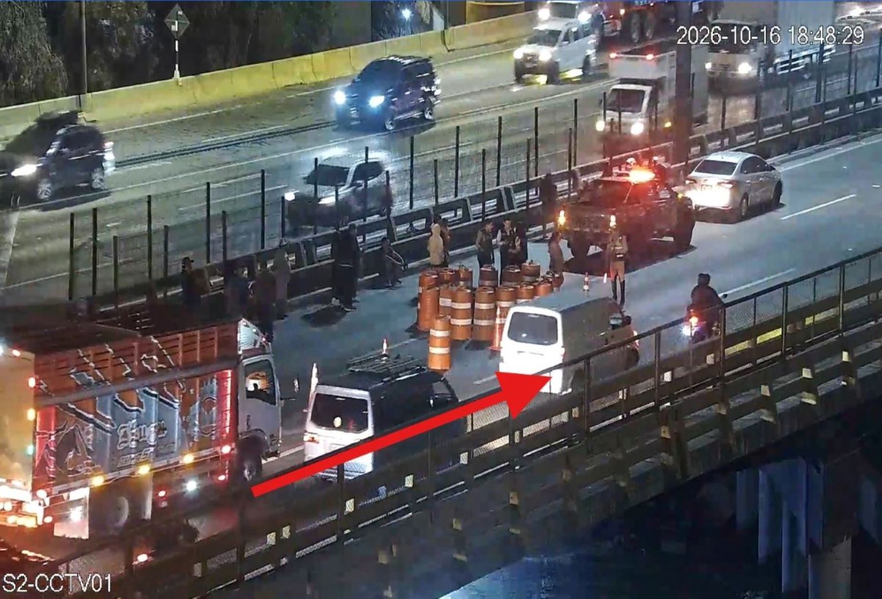 Vía de Evitamiento: fuerte congestión a lo largo de 10 kilómetros, reporta Lima Expresa
