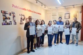 Estudiantes de maestría de la Unasam conocieron detalles del trabajo periodístico de Andina  y El Peruano. Foto: ANDINA/Melina Mejía