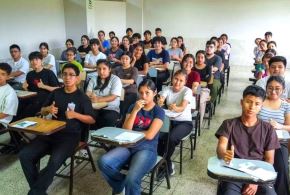 Más de 8000 jóvenes rindieron evaluación hoy 18 de octubre en busca de una vacante en Ciencias Básicas e ingeniería en la UNMSM. Foto: ANDINA/Difusión.