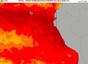 El Senamhi informó que se espera el arribo de más ondas Kelvin cálidas que favorecerán el incremento de la temperatura del mar en los siguientes meses en el contexto del fenómeno El Niño Costero.