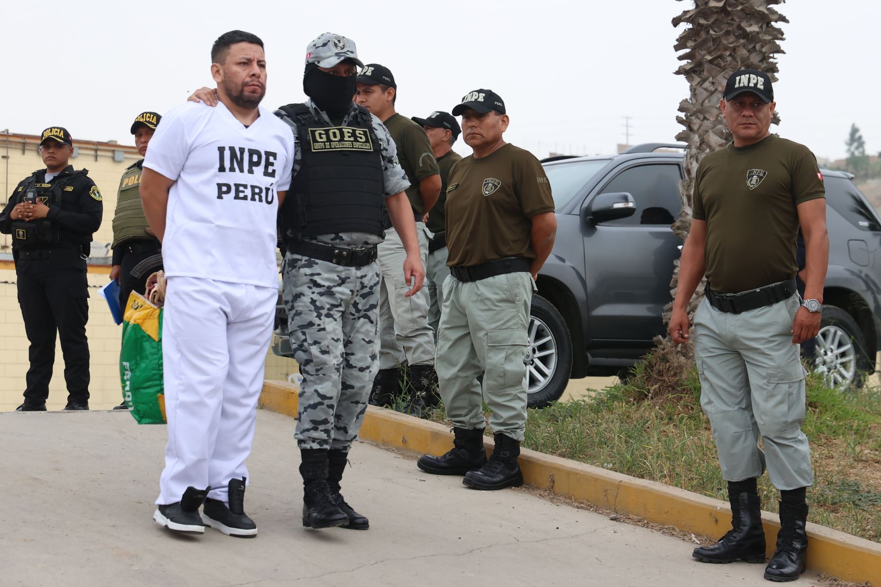 INPE realiza acciones de control y seguridad en el penal Ancón I en el marco de las intervenciones articuladas del Comando Unificado para combatir las actividades ilícitas en los establecimientos penitenciarios.Foto: ANDINA/ Melina Mejía