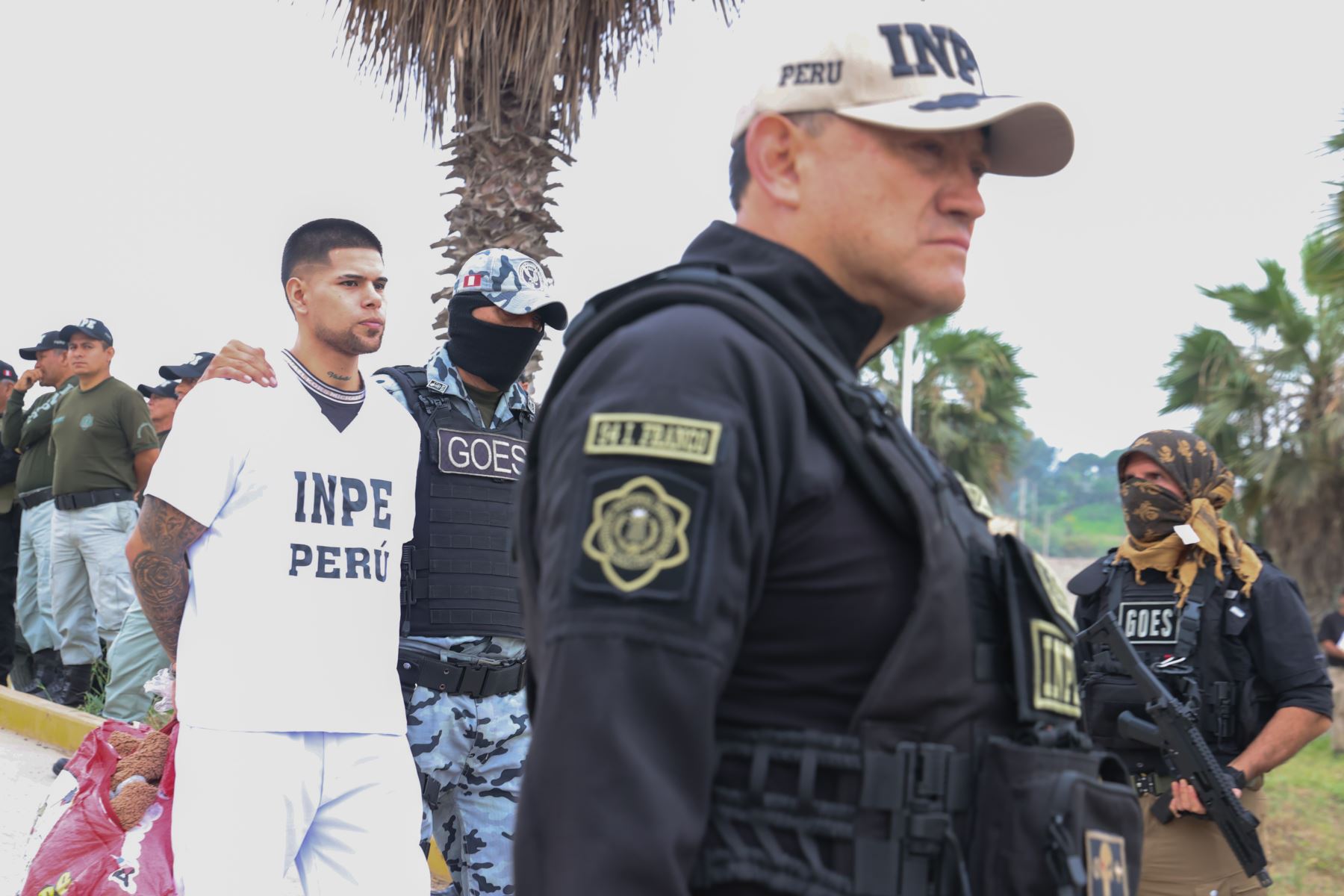INPE realiza acciones de control y seguridad en el penal Ancón I en el marco de las intervenciones articuladas del Comando Unificado para combatir las actividades ilícitas en los establecimientos penitenciarios.Foto: ANDINA/ Melina Mejía