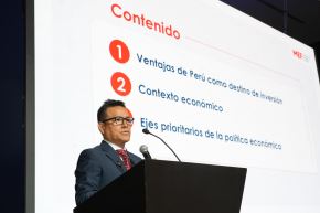 Oscar Orcón, director general de Mercados Financieros y Previsional Privado del MEF.