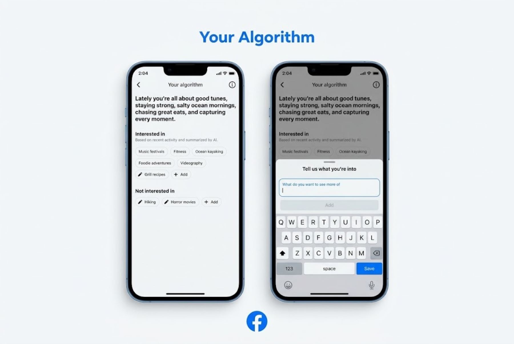 Así funciona Tu Algoritmo: nueva función de Facebook para elegir qué ver en Reels y Feed