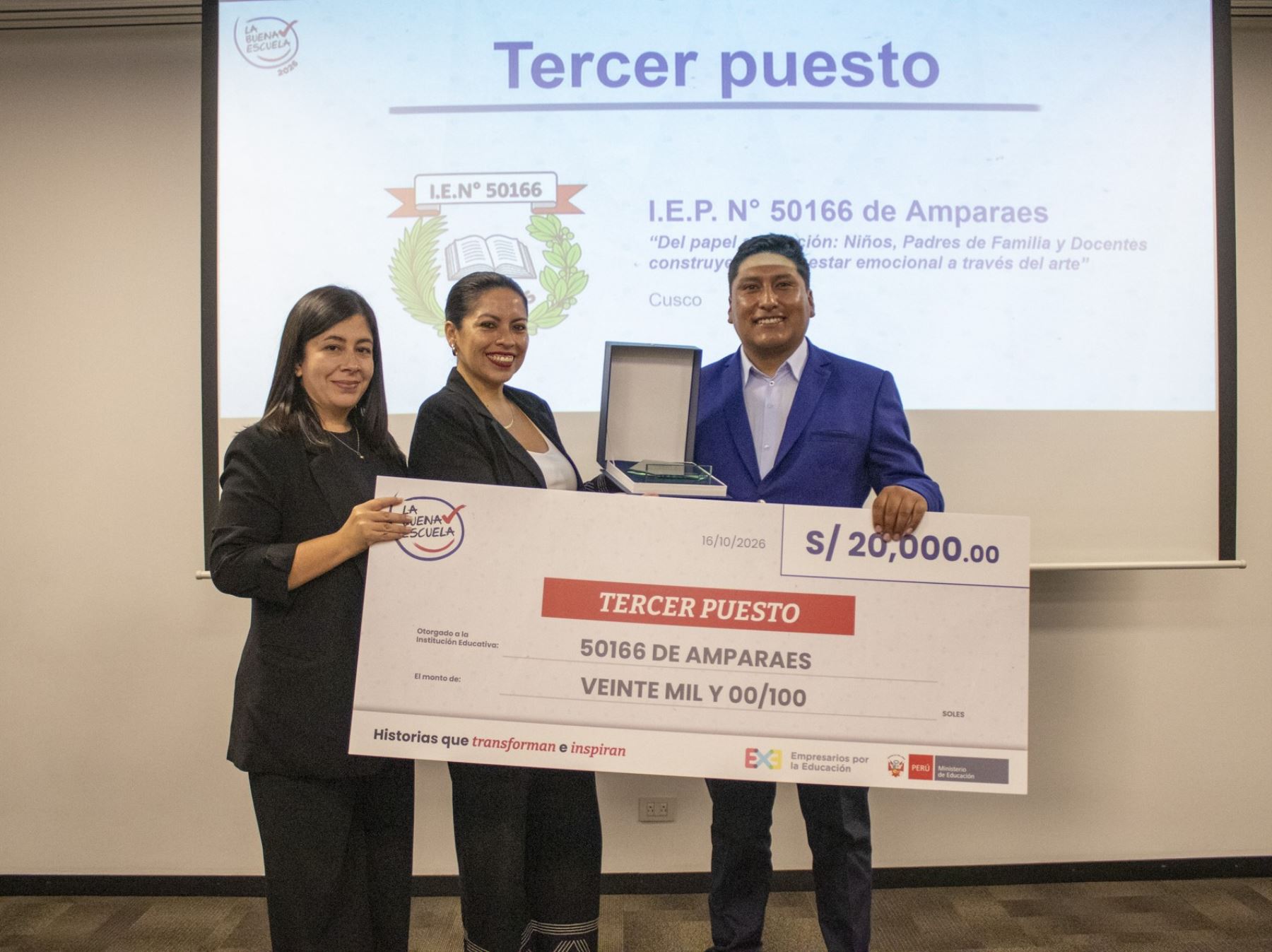 Excelente logro educativo: Piura obtiene primer lugar en concurso "La Buena Escuela 2026"