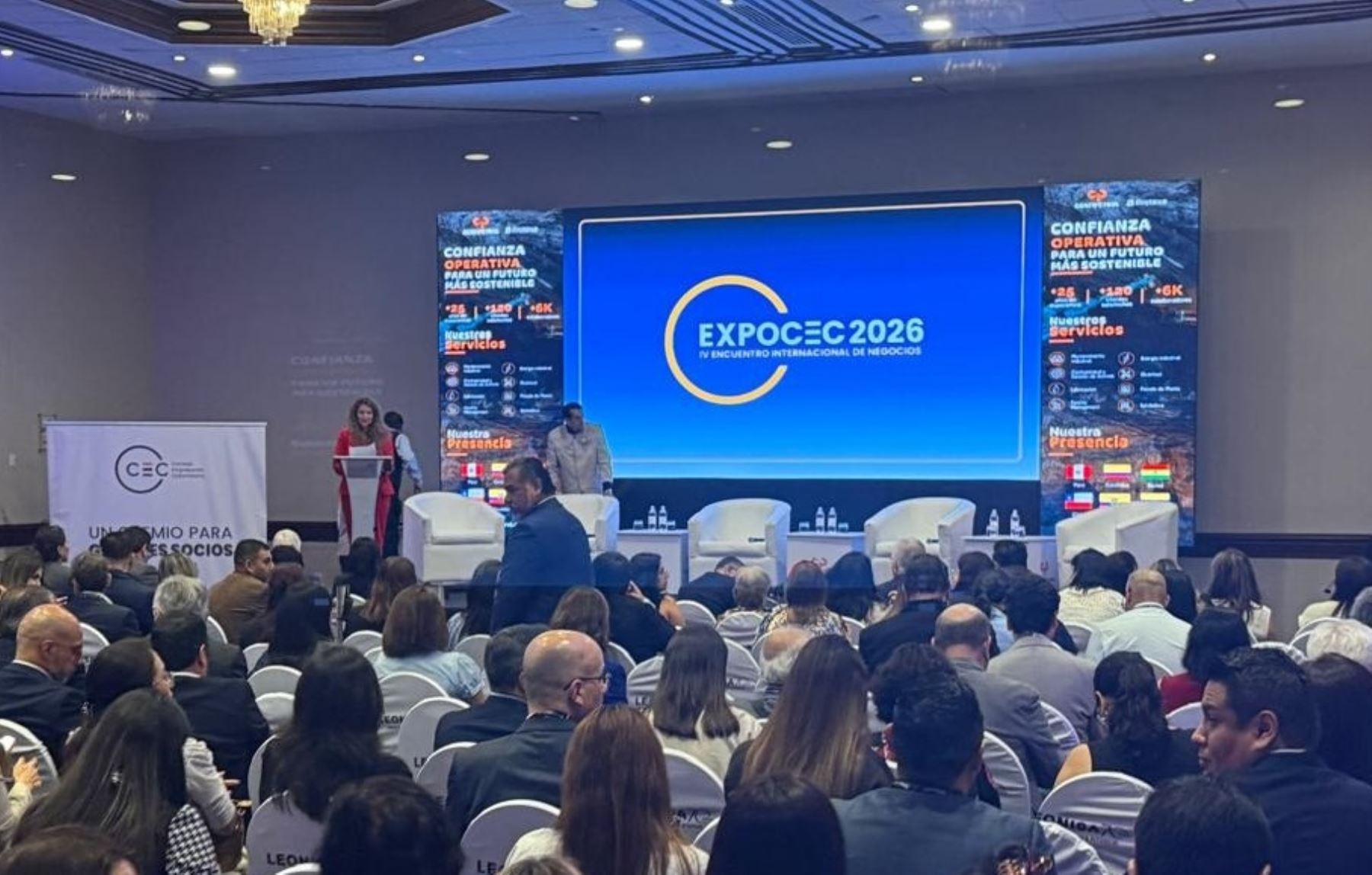 EXPOCEC 2026 reúne a empresarios de Perú y Colombia para impulsar inversiones