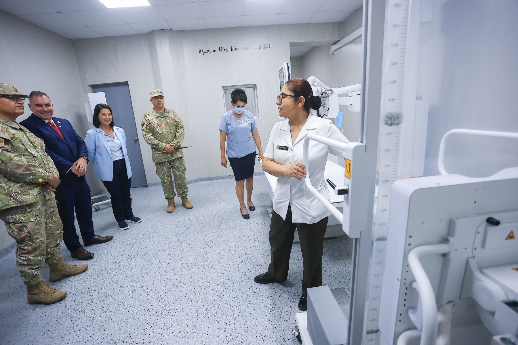 Presidenta Keiko Fujimori inaugura pabellones renovados y nuevo equipamiento del Hospital Militar Central Foto: ANDINA/Prensa Presidencia