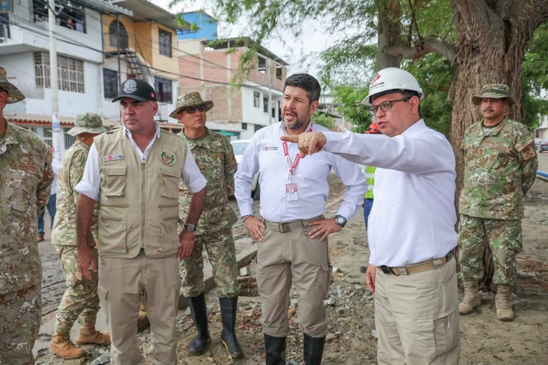 El Niño: Gobierno inspecciona atención a zonas afectadas por las lluvias en Piura