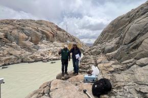 Especialistas de ANA realizaron, por primera vez, análisis fisicoquímicos y microbiológicos en la laguna Killahuasi para medir el impacto del cambio climático en el Quelccaya, en la región Cusco. Foto: ANA