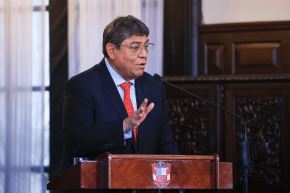 Minister of Economy and Finance, Elmer Cuba Bustinza. ANDINA/Prensa Presidencia
