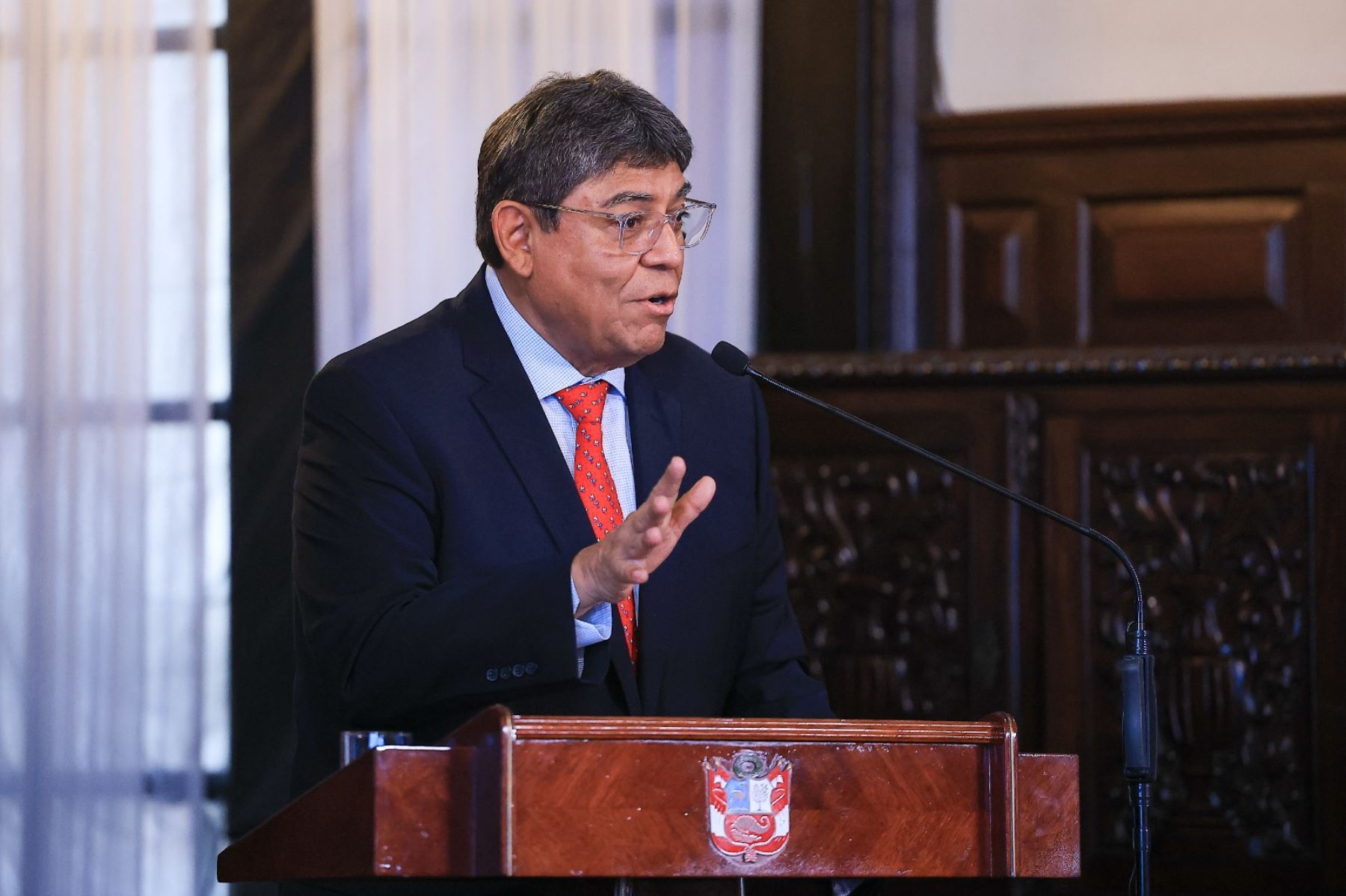 Gobierno anuncia medidas prioritarias de política fiscal orientadas a mitigar los principales riesgos económicos derivados de los choques externos y del fenómeno El Niño. Foto: ANDINA/ Prensa Presidencia