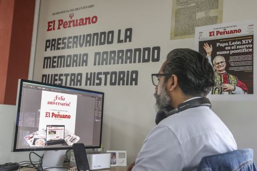 El Peruano has managed to adapt to technological changes and new forms of communication. Photo: ANDINA/Andrés Valle