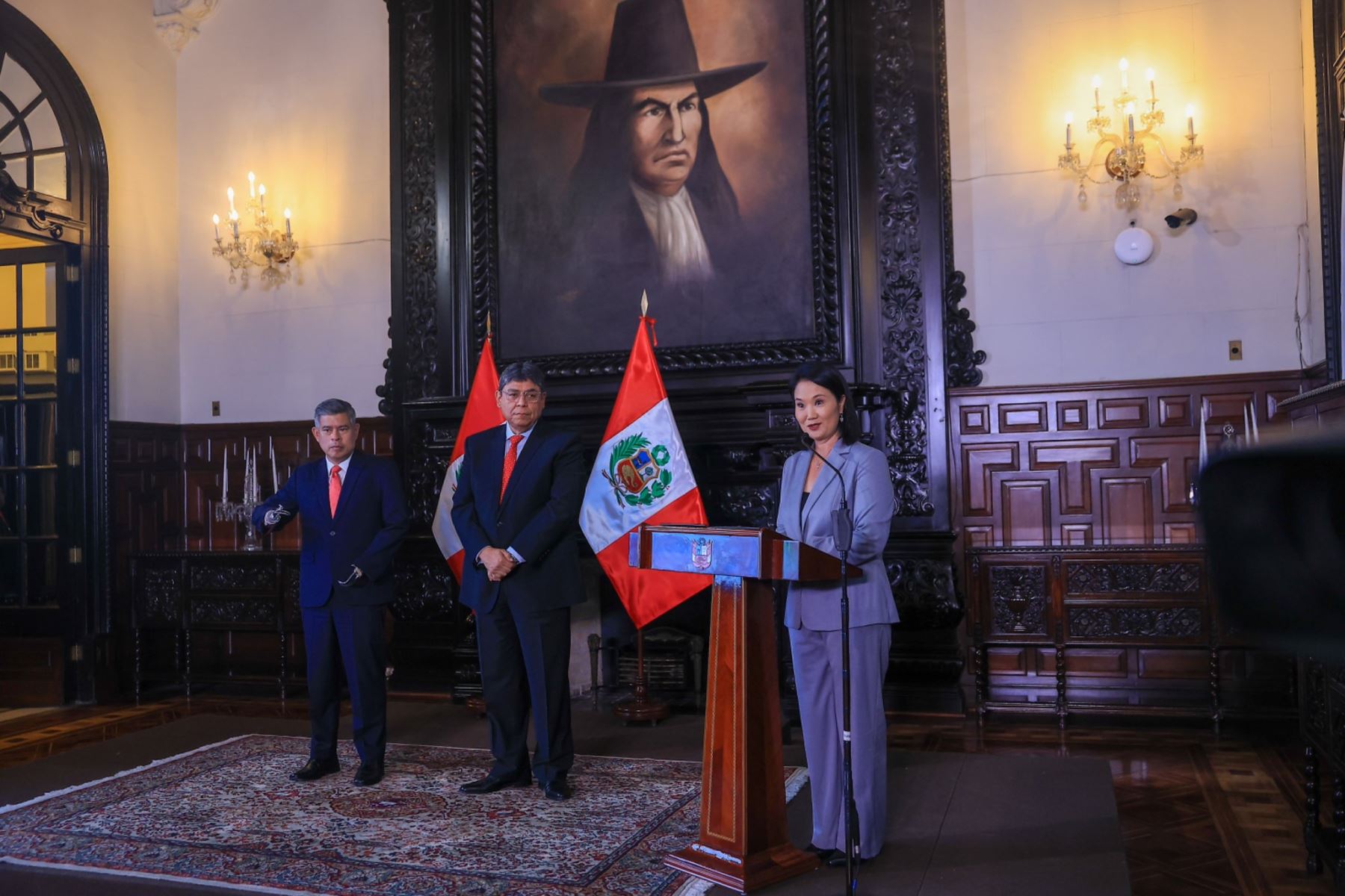 President Keiko Fujimori announces economic measures to boost Peruvian economy in 2027. ANDINA/Presidente Press Office