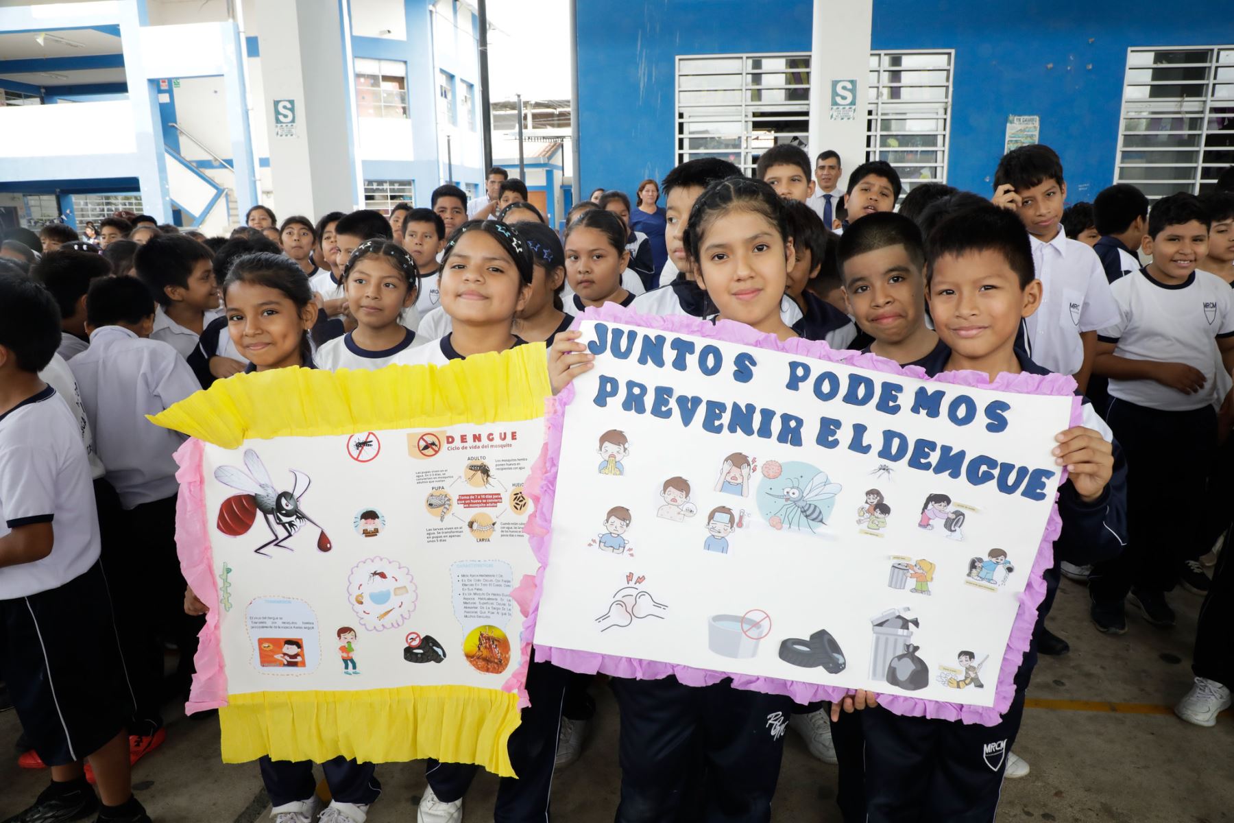 El Ministerio de Salud impulsa actividades de sensibilización y vacunación contra el dengue en Piura. La campaña está dirigida a personas de 10 a 20 años y contempla la aplicación de dos dosis con un intervalo de tres meses, como parte de las acciones para prevenir la enfermedad. Foto: ANDINA/Difusión.
