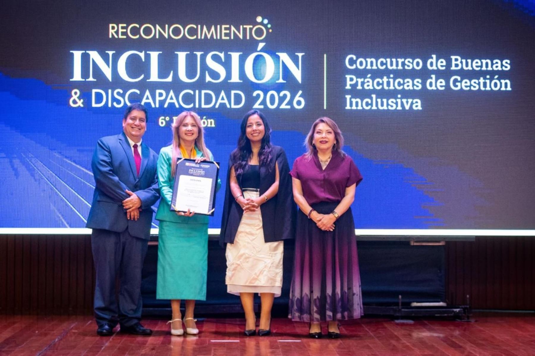 San Isidro: Conadis reconoce su labor en la inclusión de personas con discapacidad