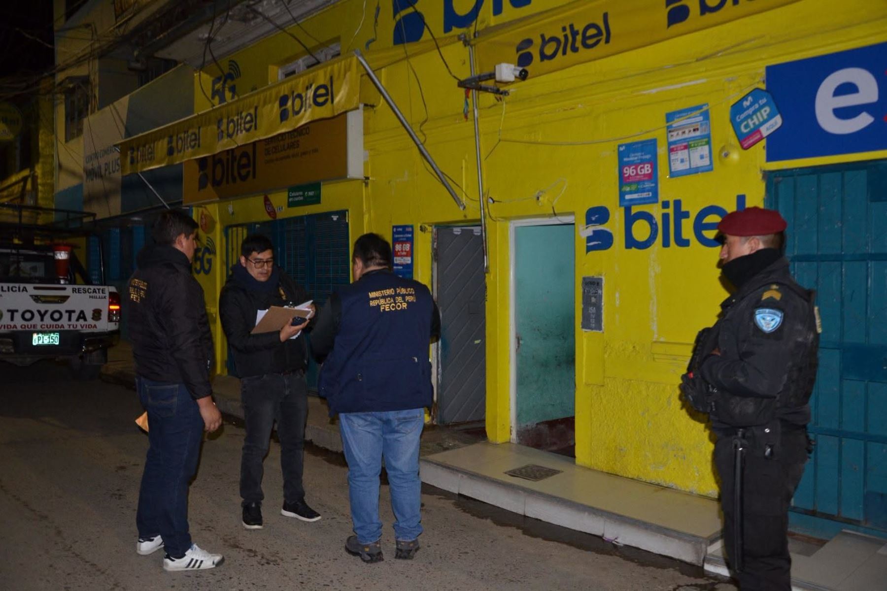 Policía Nacional desarticula organización criminal Los Intocables del Centro