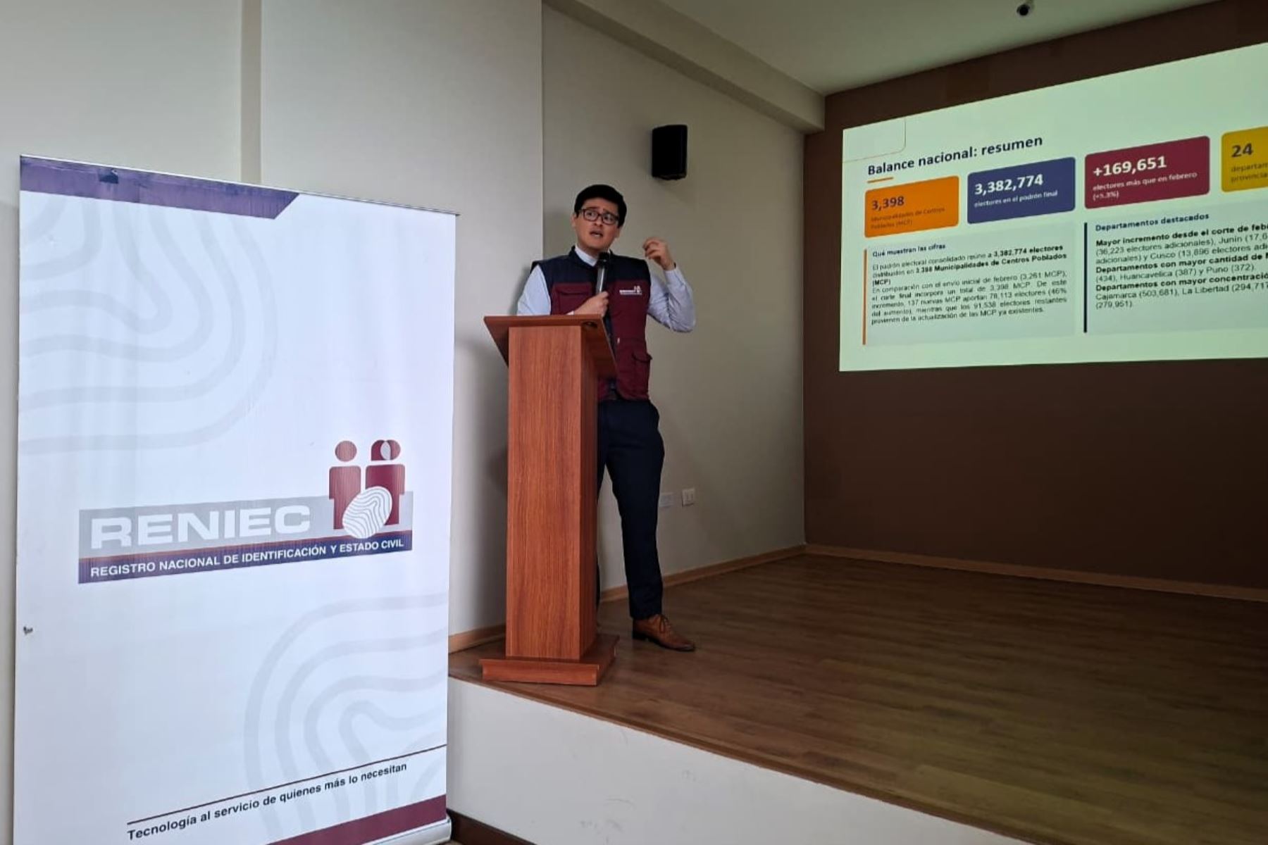 Áncash: Reniec realizó balance sobre padrones para elecciones de centros poblados 2026