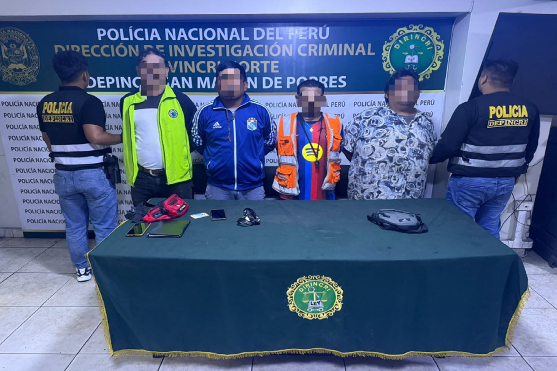 PNP desarticula banda que extorsionaba a mototaxistas en San Martín de Porres