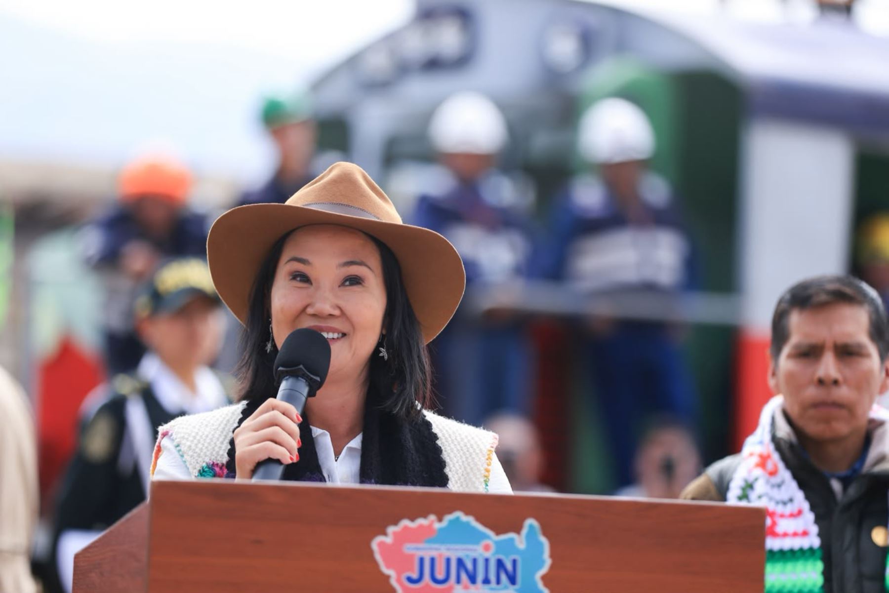 Presidenta Keiko Fujimori lideró el reinicio de operaciones del histórico Tren Macho en el tramo Chilca–Cuenca. Foto: Prensa Presidencia