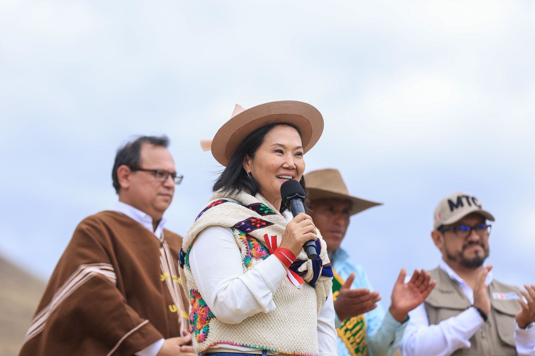 En Junín, presidenta Keiko Fujimori entregó obras de infraestructura hídrica para fortalecer la agricultura familiar. Foto: ANDINA/Prensa Presidencia