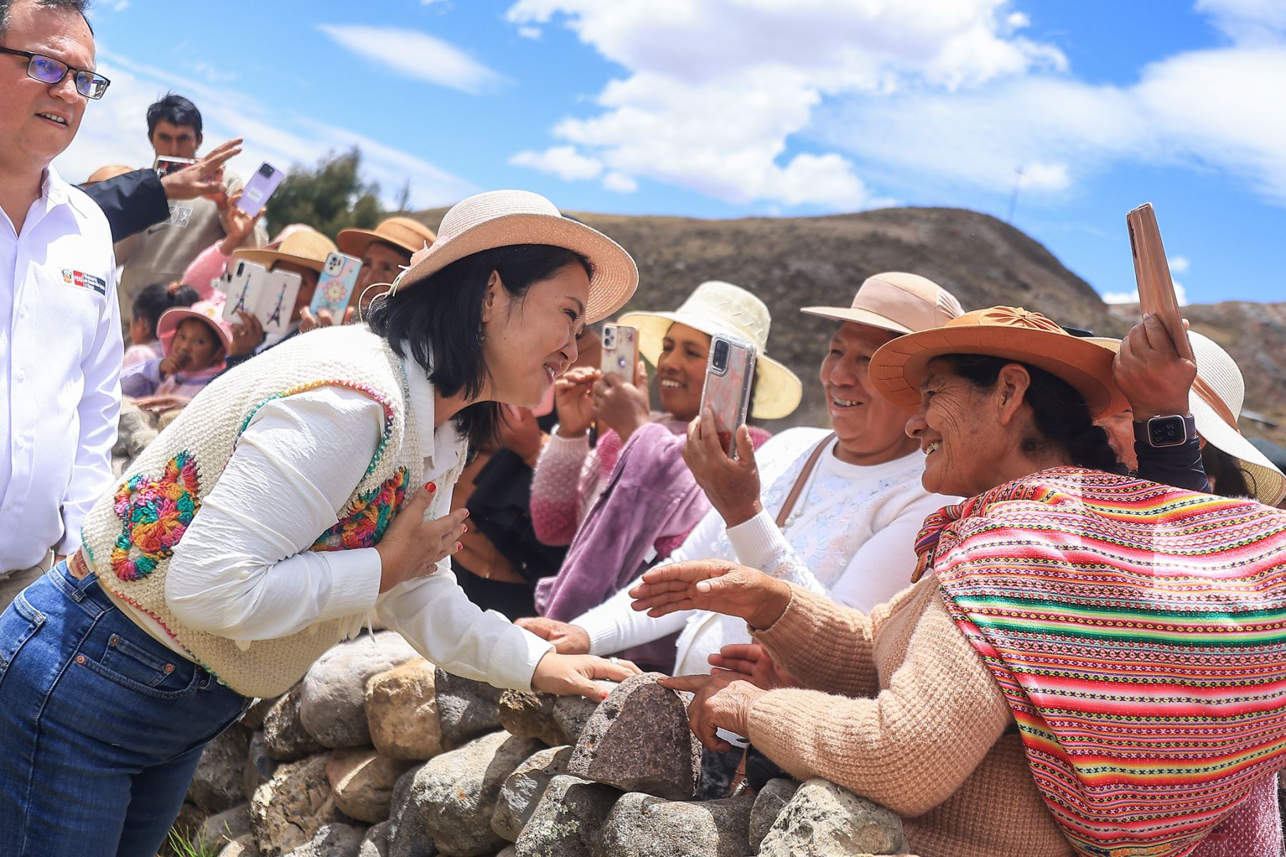 En Junín, presidenta Keiko Fujimori entregó obras de infraestructura hídrica para fortalecer la agricultura familiar. Foto: ANDINA/Prensa Presidencia