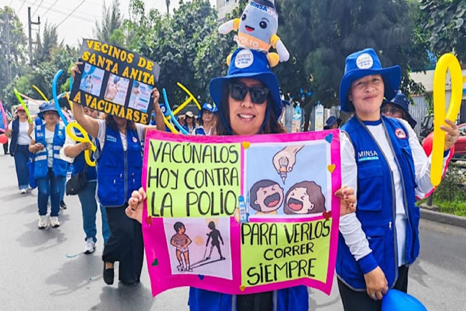 Minsa promueve la vacunación en niños menores de 5 años para prevenir la poliomielitis
