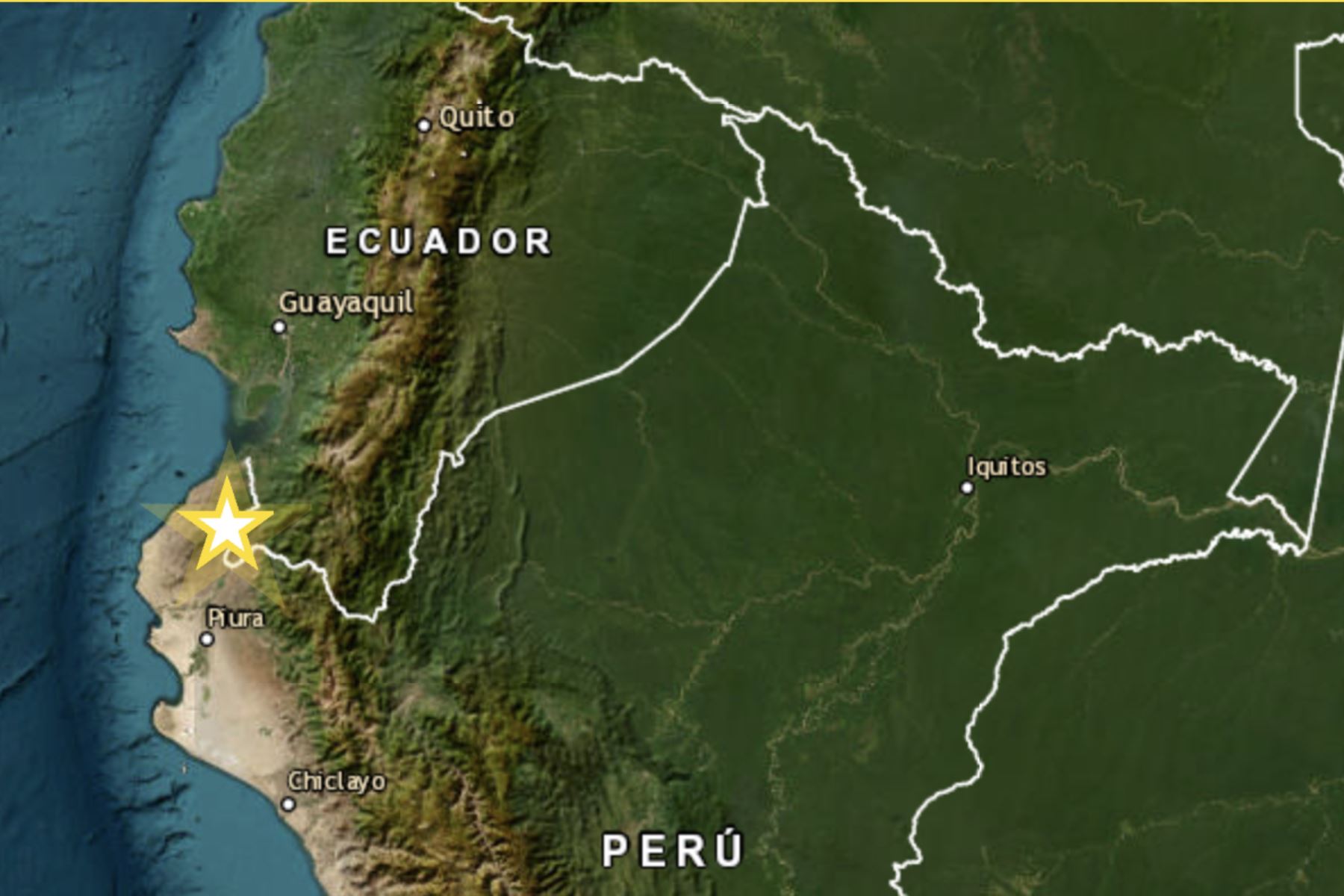 Tumbes: sismo de magnitud 4.6 sacudió región de frontera con Ecuador