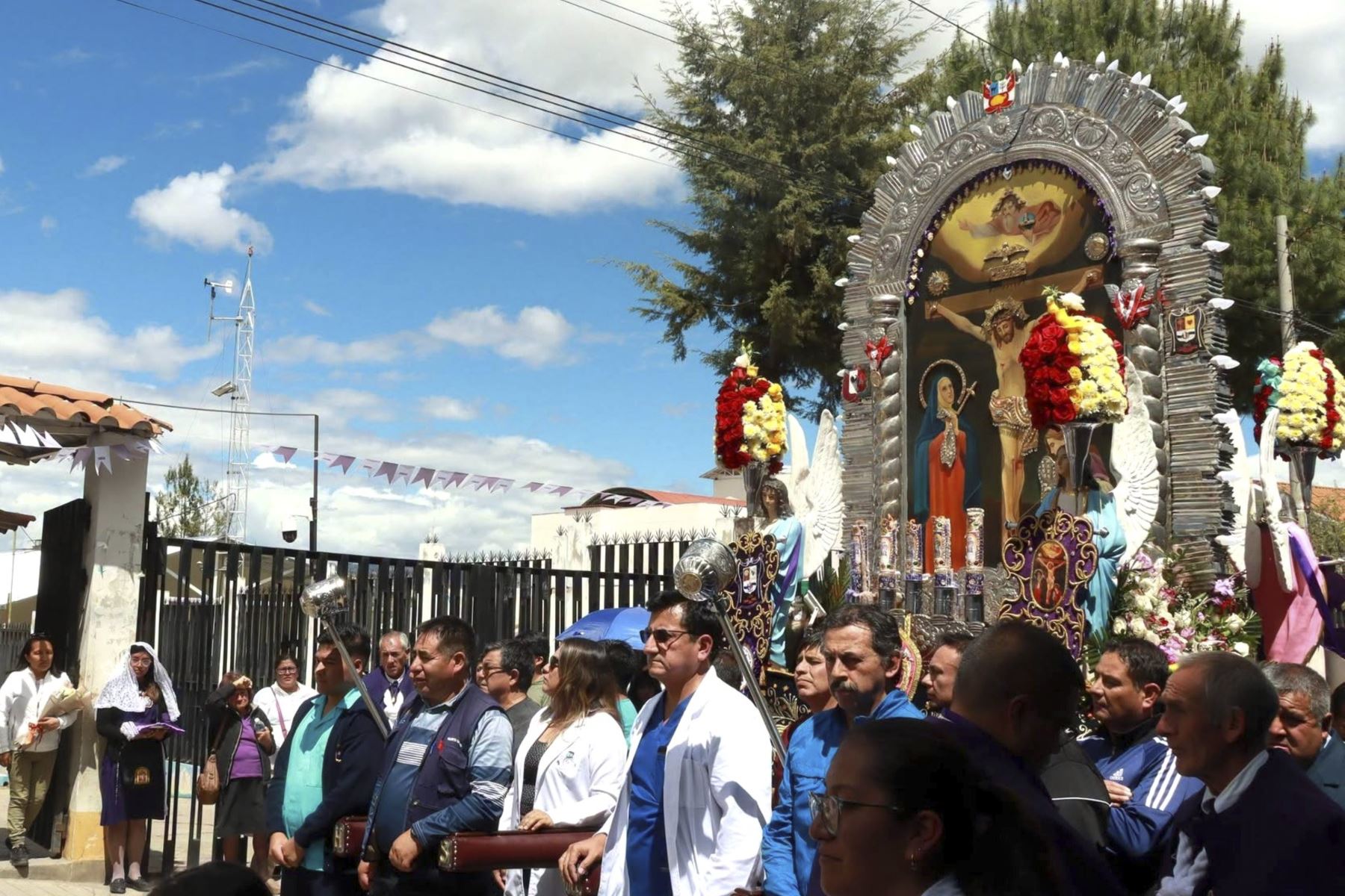 Cajamarca: culmina segundo recorrido de procesión del Señor de los Milagros