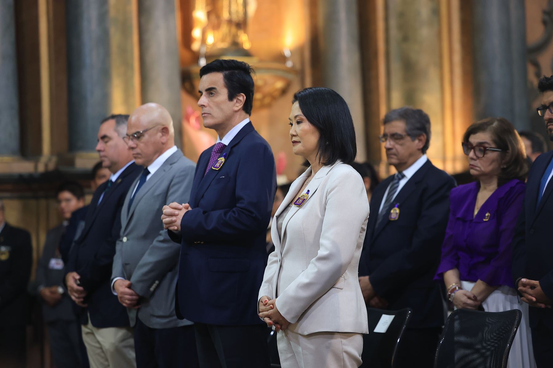 Presidenta Keiko Fujimori eleva plegarias por el papa León XIV y pide por su salud para que continúe guiando a la Iglesia con fortaleza Foto: ANDINA/Prensa Presidencia
