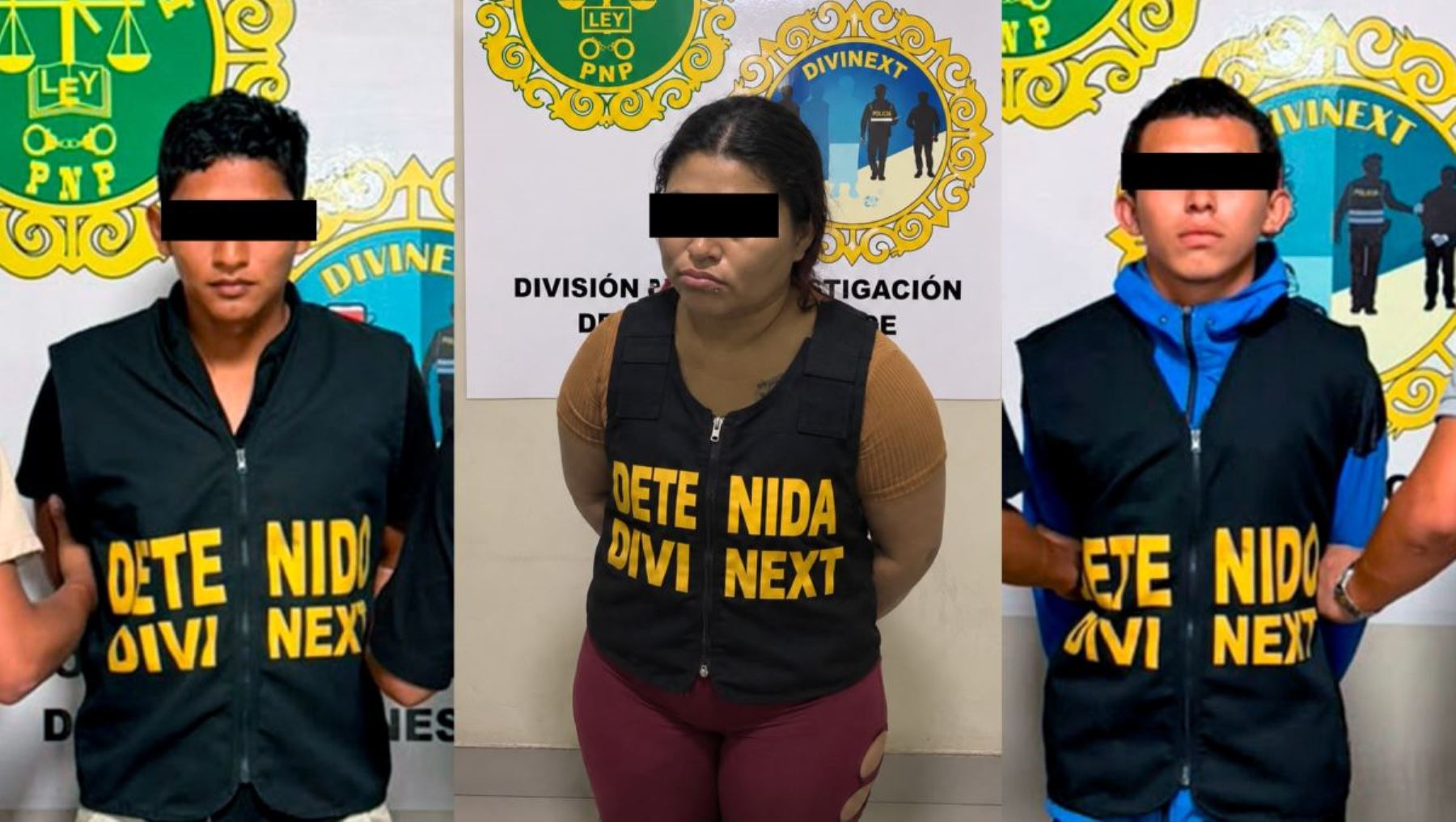 PNP captura a tres presuntos extorsionadores de empresas de transporte interprovincial