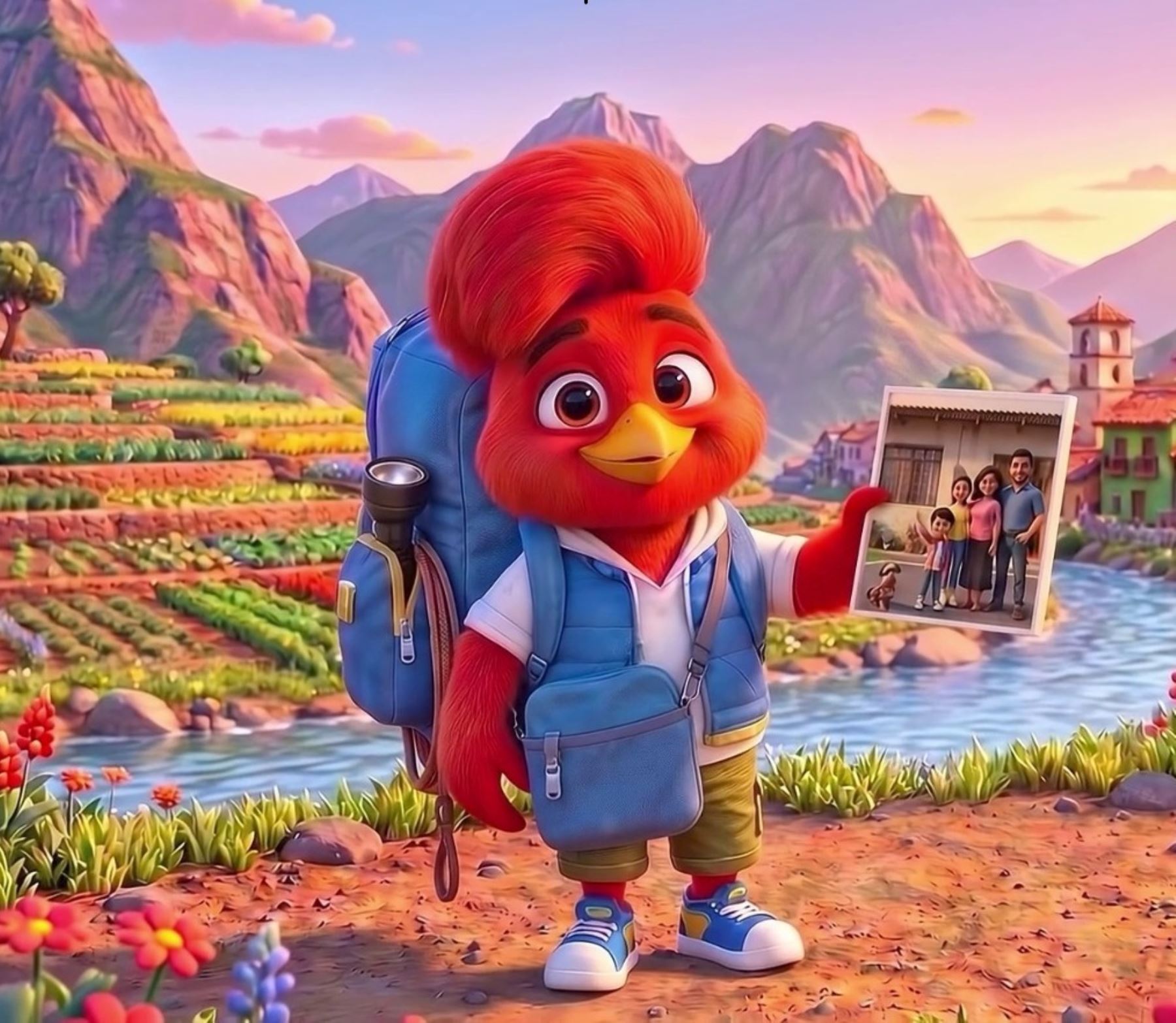 Conoce a "Roquito Roquín", el gallito de las rocas que se verá por TVPerú y Canal IPe