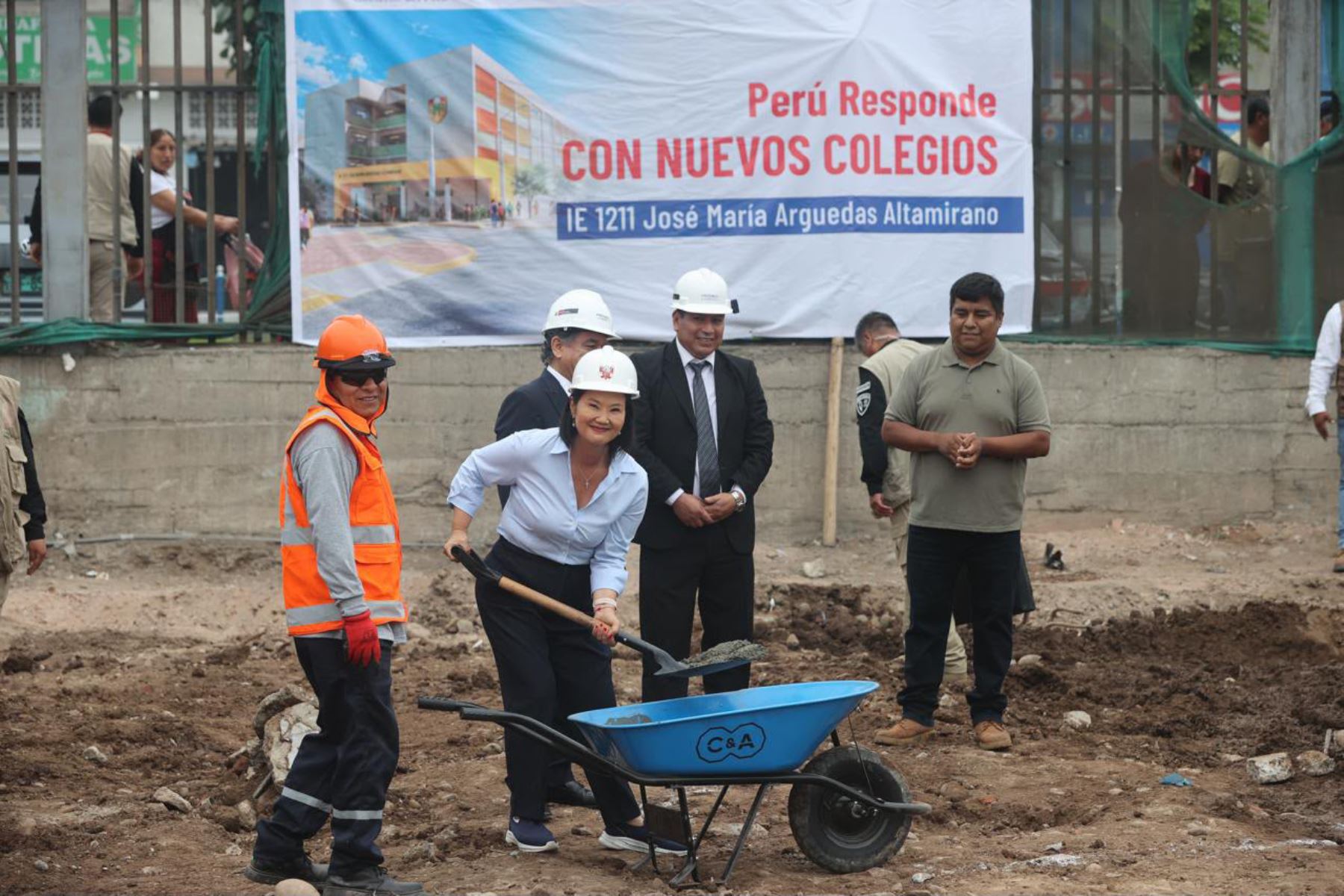 President Keiko Fujirmori highlighted education will be a priority in her government. ANDINA/Andrés Valle