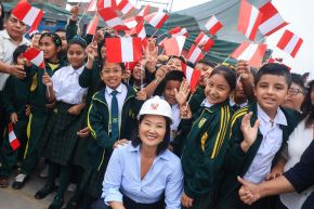 President Keiko Fujimori expressed her joy for the soon arrival of Pope Leo XIV. ANDINA/Presidency Press Office.