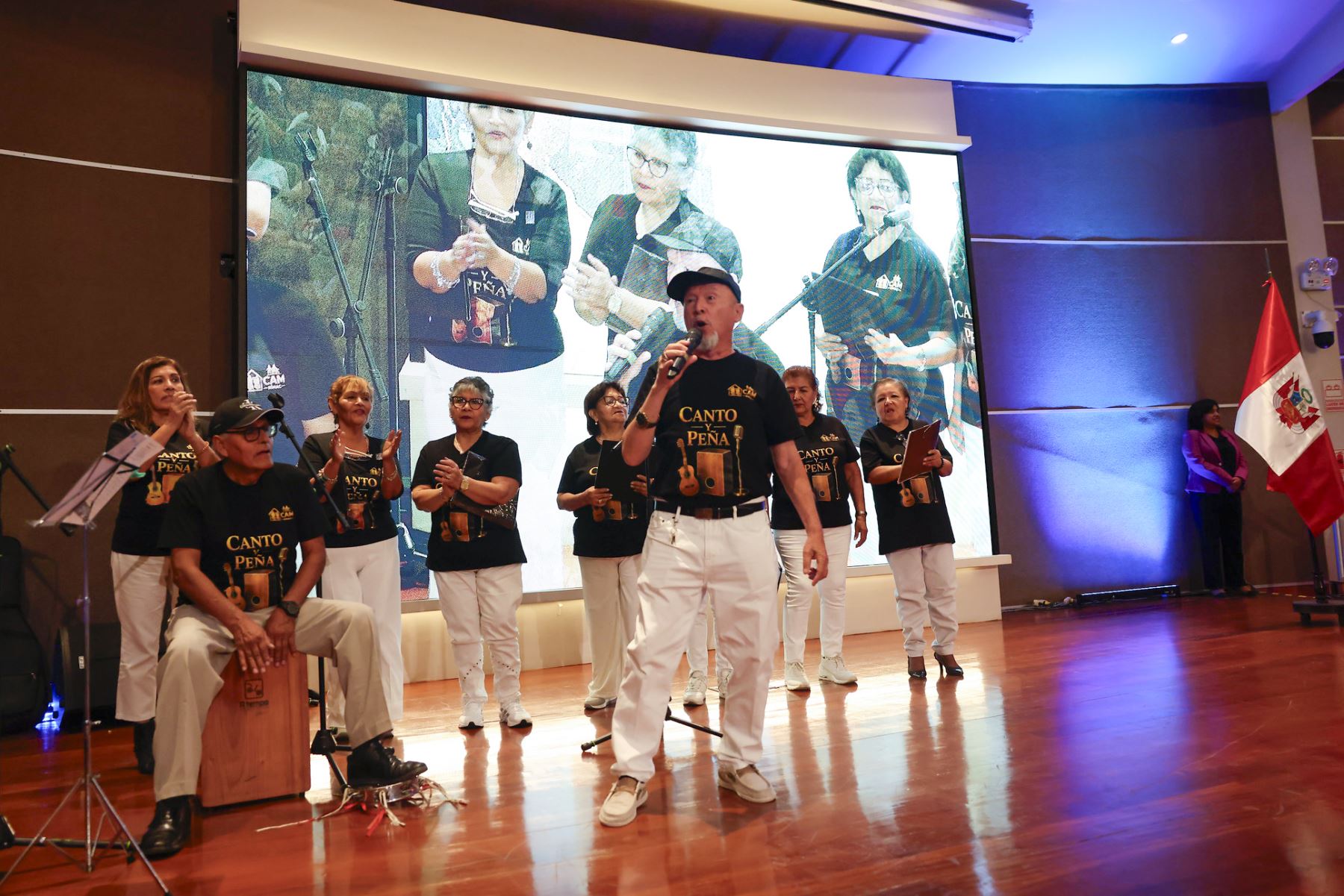 Una marinera llena de ritmo y sentimiento peruano, creada para el papa León XIV, por los integrantes del Centro del Adulto Mayor (CAM) Rímac del Seguro Social de Salud (EsSalud) se presento durante la premiación de la VI edición del Premio Adulto Mayor de Oro. Foto:ANDINA/EsSalud