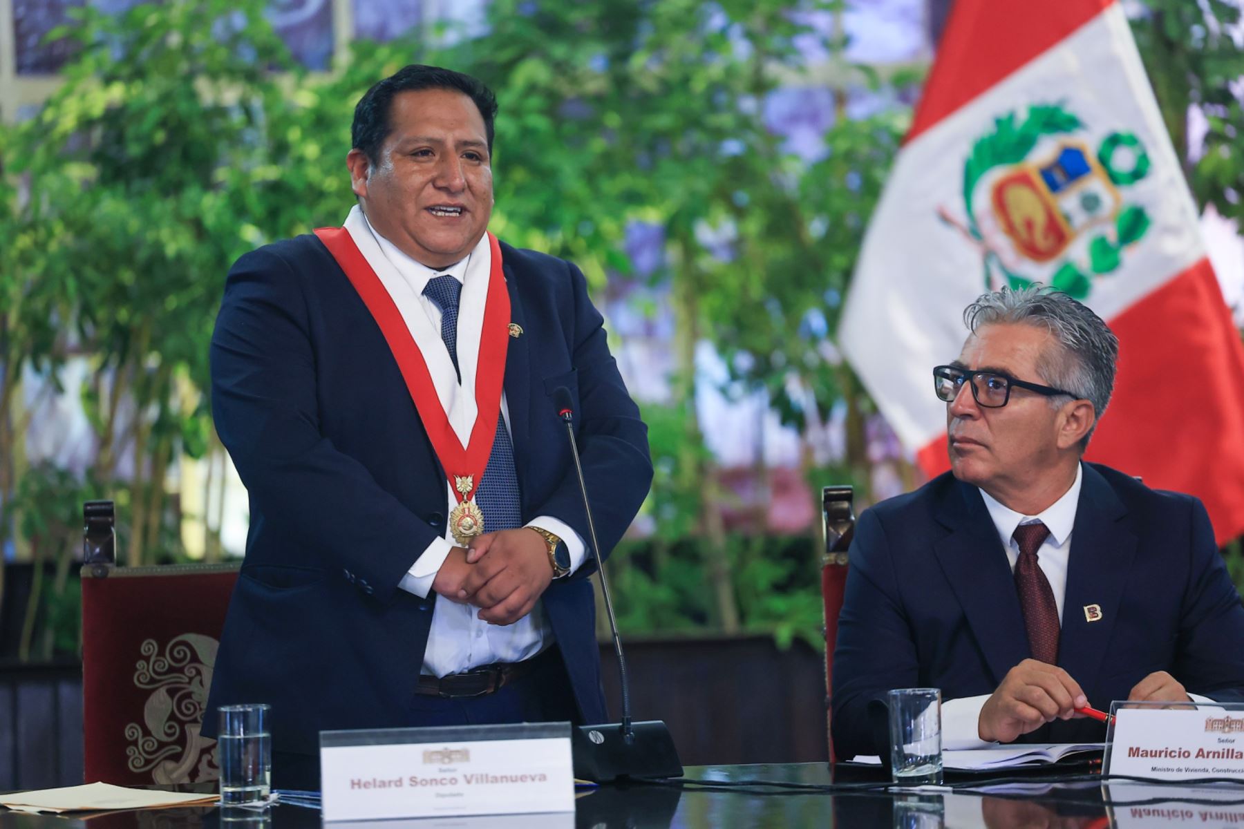 Presidenta Keiko Fujimori se reunió con representantes de organizaciones de Puno para impulsar proyectos de agua y saneamiento en la región. Foto: ANDINA/Prensa Presidencia