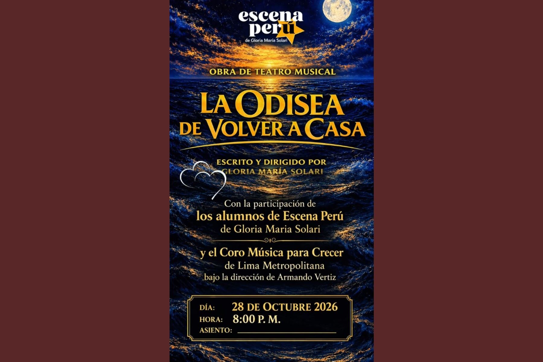 Gloria María Solari presenta versión musical infantil de "La Odisea"