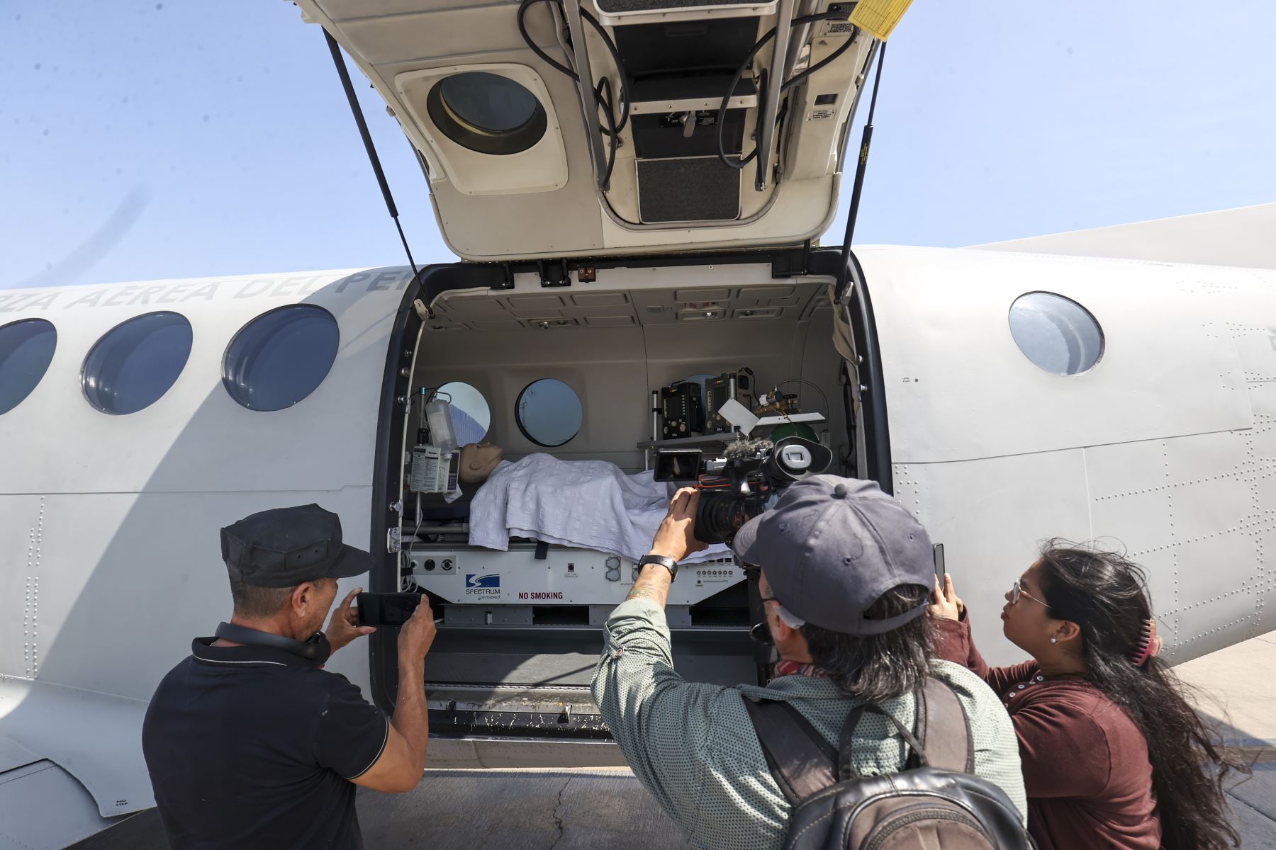 Una ambulancia aérea estará disponible durante la visita del papa León XIV para el traslado de hasta dos pacientes y cinco integrantes del personal de apoyo. Foto: ANDINA/ Juan Carlos Guzmán
