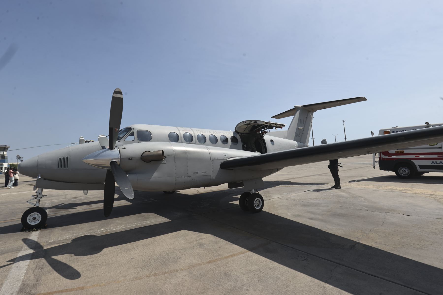 Una ambulancia aérea estará disponible durante la visita del papa León XIV para el traslado de hasta dos pacientes y cinco integrantes del personal de apoyo. Foto: ANDINA/ Juan Carlos Guzmán