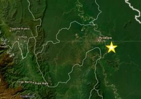 Un temblor de magnitud 4.6 se registró esta madrugada cerca de la ciudad de Pucallpa.