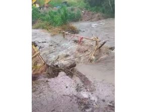 La provincia de Huancabamba, en la sierra de Piura, fue la más afectada por las lluvias de extrema intensidad que se registraron en la zona. Las precipitaciones provocaron la activación de quebradas. ANDINA/Difusión