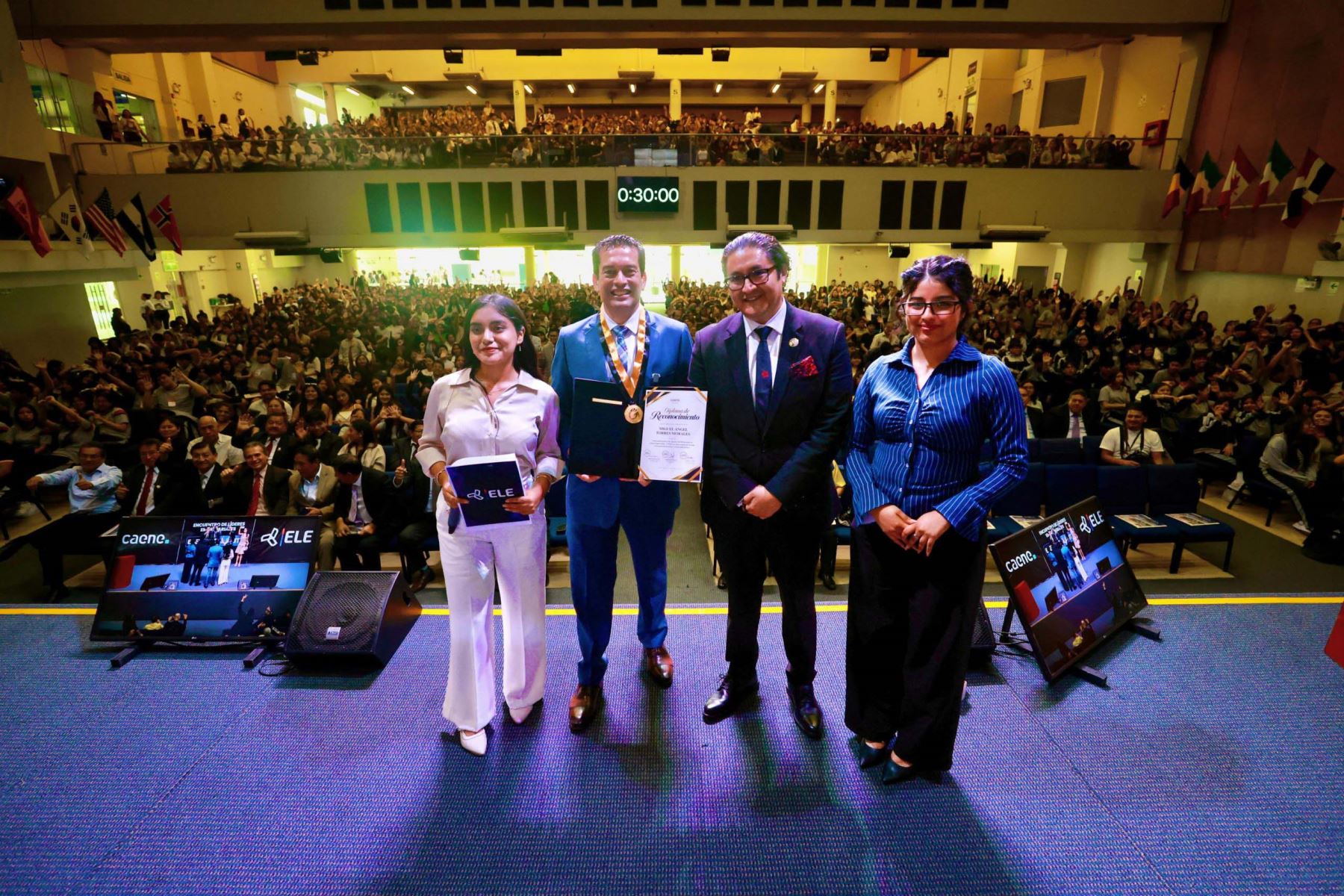 Presidente del Congreso inaugura el XII Encuentro de Líderes Empresariales 2026